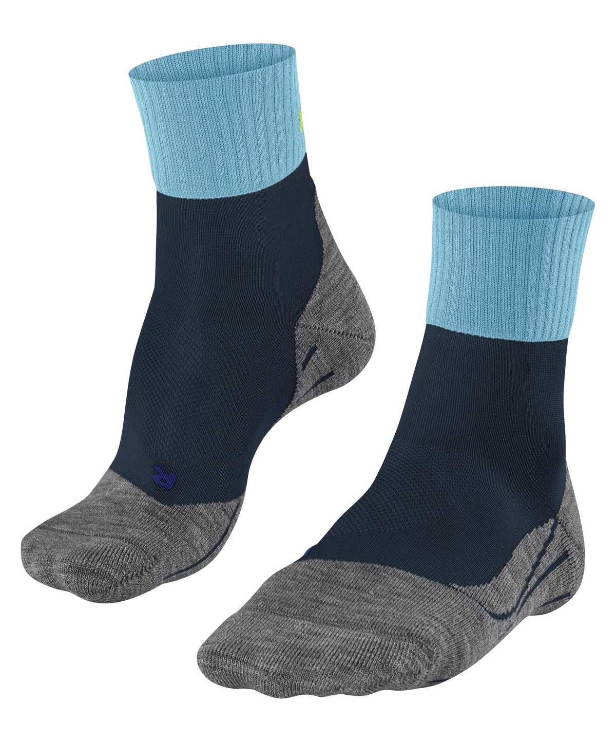 Falke TK2 Explore Cool Short Trekking Short sock Sports Socks Dames Blauw | TCA-290856