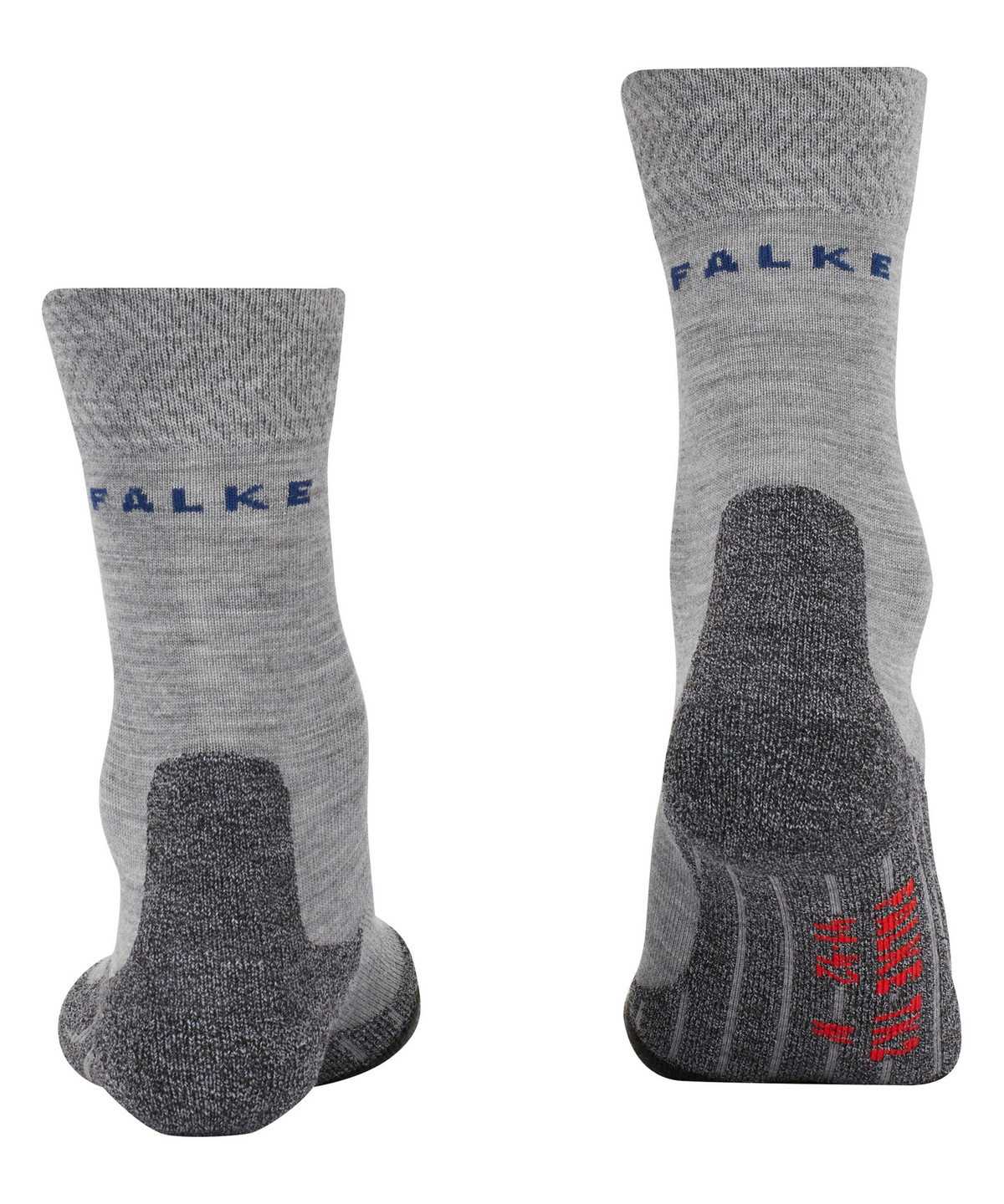 Falke TK2 Explore Melange Trekking Socks Sokken Heren Grijs | ELZ-413609