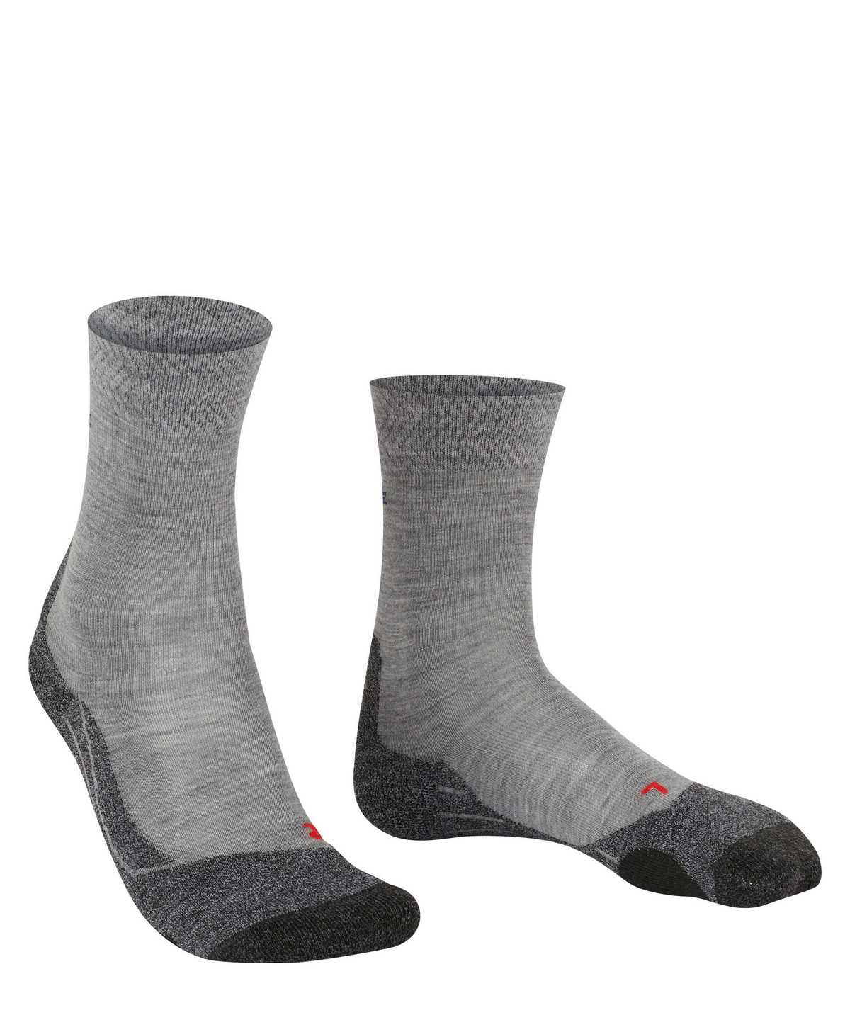 Falke TK2 Explore Melange Trekking Socks Sokken Heren Grijs | ELZ-413609