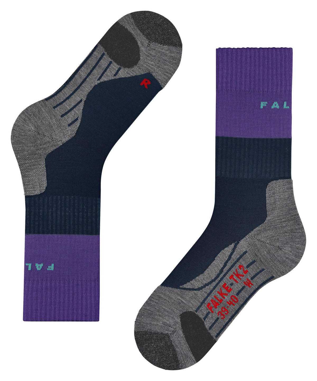 Falke TK2 Explore Trekking Socks Sports Socks Dames Blauw | AZC-197083