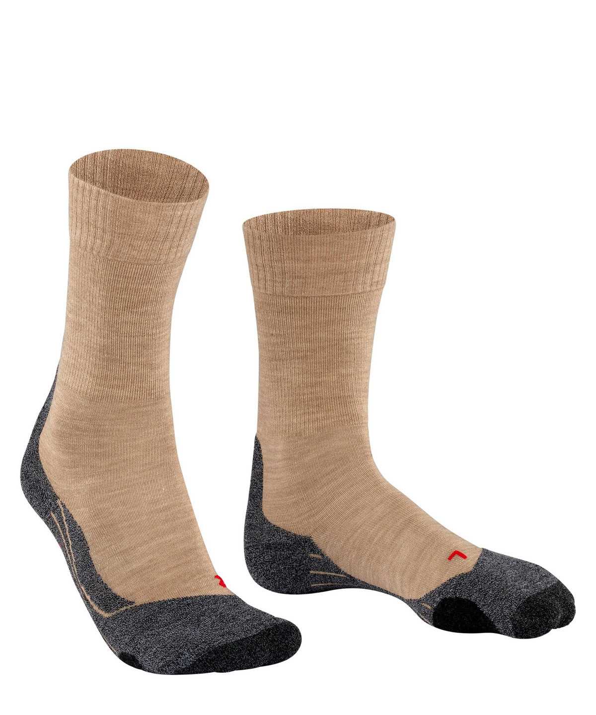 Falke TK2 Explore Trekking Socks Sports Socks Dames Beige | NUB-856790