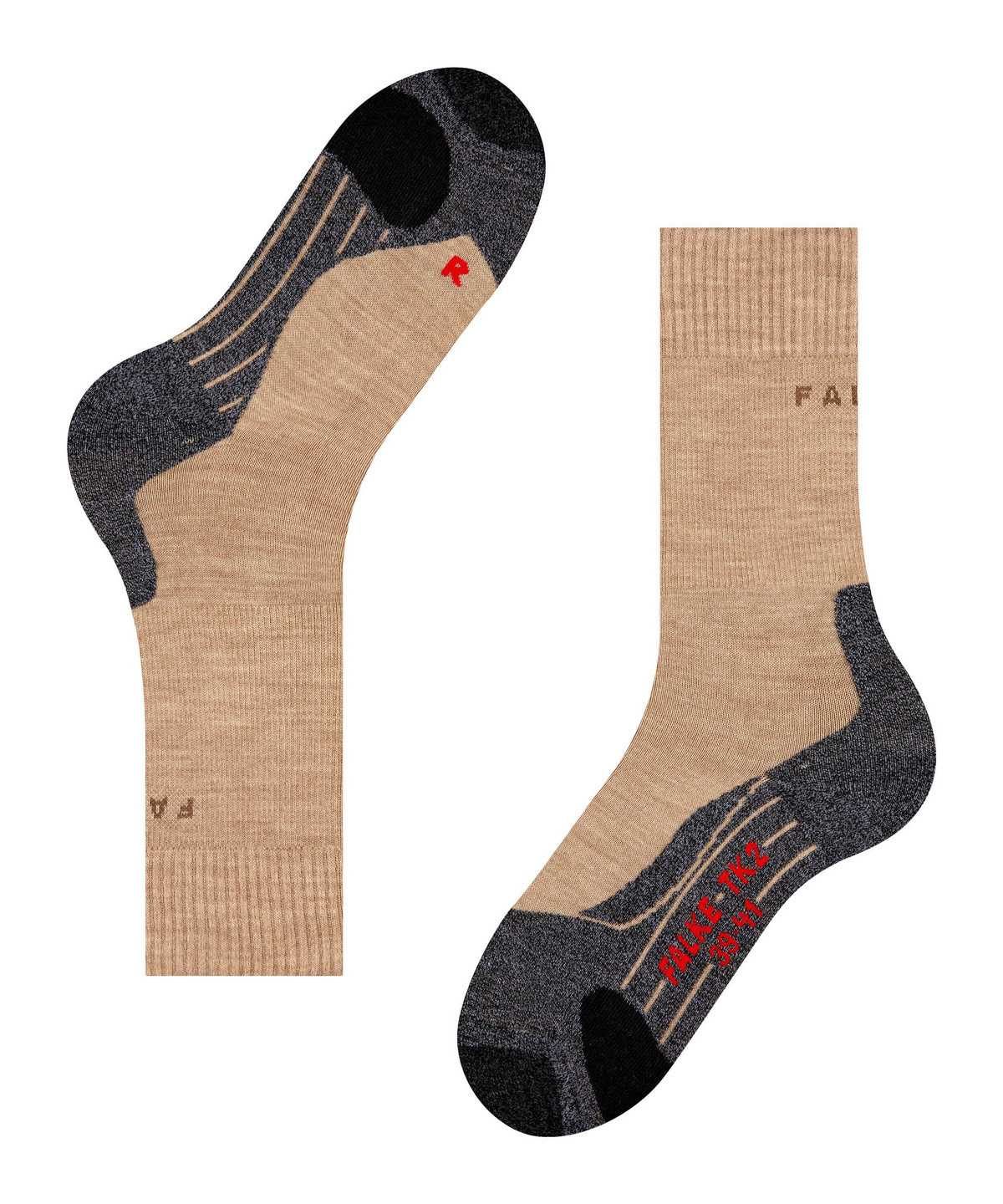 Falke TK2 Explore Trekking Socks Sports Socks Dames Beige | NUB-856790