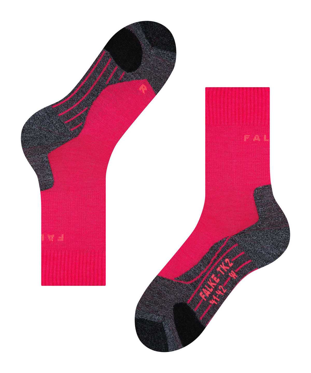 Falke TK2 Explore Trekking Socks Sports Socks Dames Rood | FWA-327849