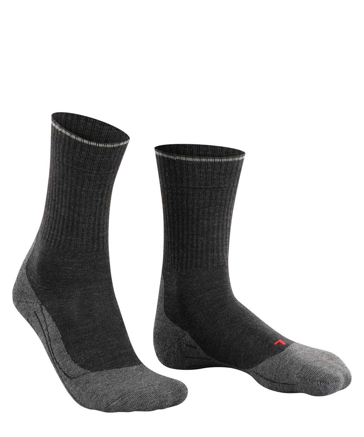 Falke TK2 Explore Wool Silk Trekking Socks Sokken Heren Grijs | JSM-439015