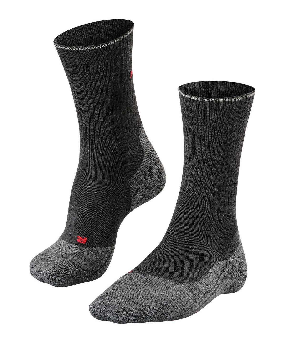 Falke TK2 Explore Wool Silk Trekking Socks Sokken Heren Grijs | JSM-439015