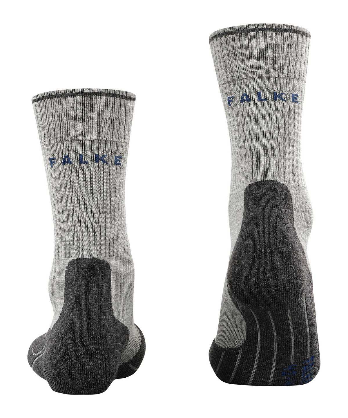 Falke TK2 Explore Wool Silk Trekking Socks Sokken Heren Grijs | SBY-380256