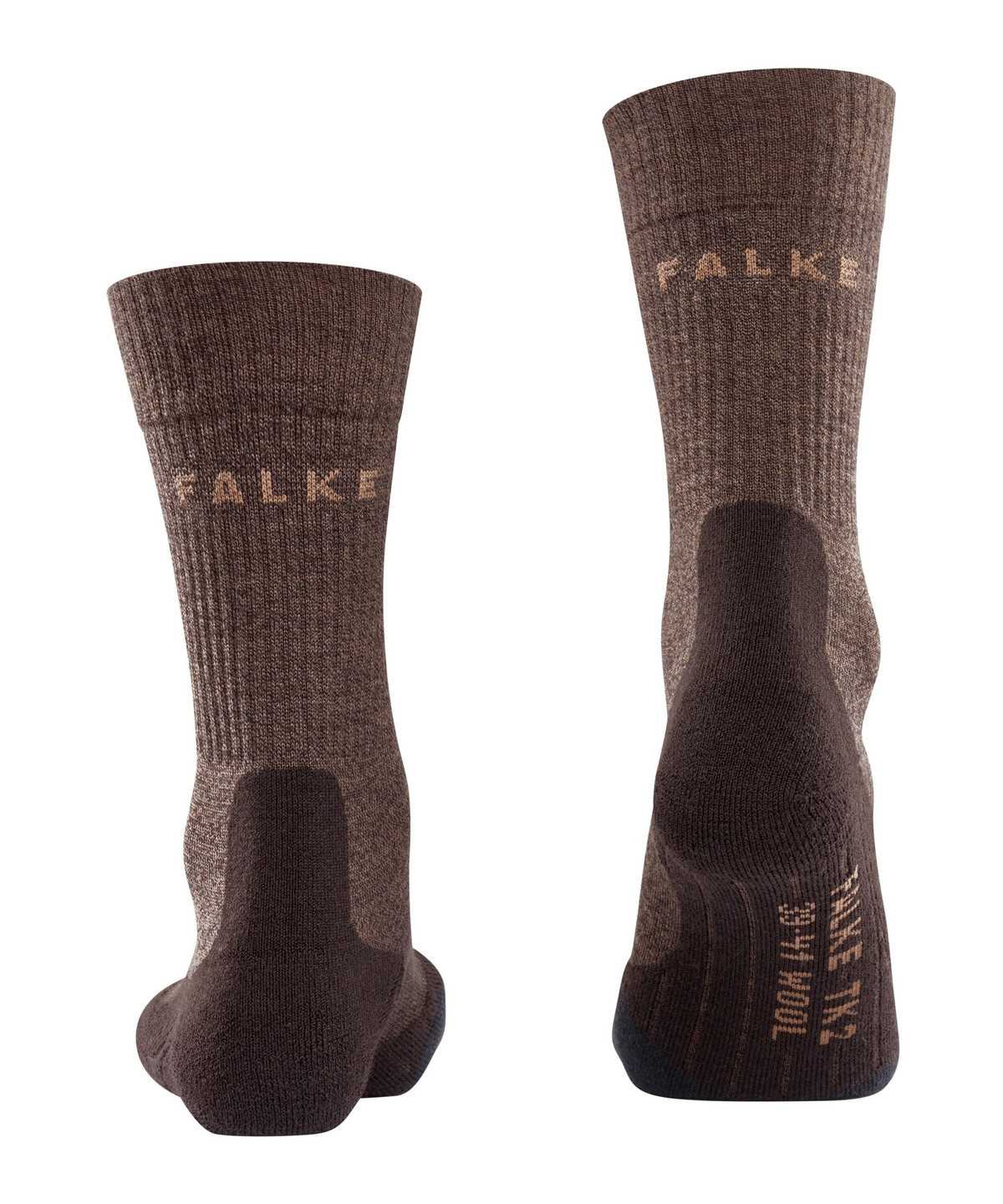 Falke TK2 Explore Wool Trekking Socks Sokken Heren Bruin | QOZ-841263