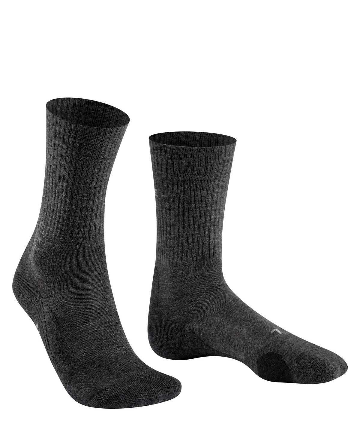 Falke TK2 Explore Wool Trekking Socks Sokken Heren Grijs | XRN-539018