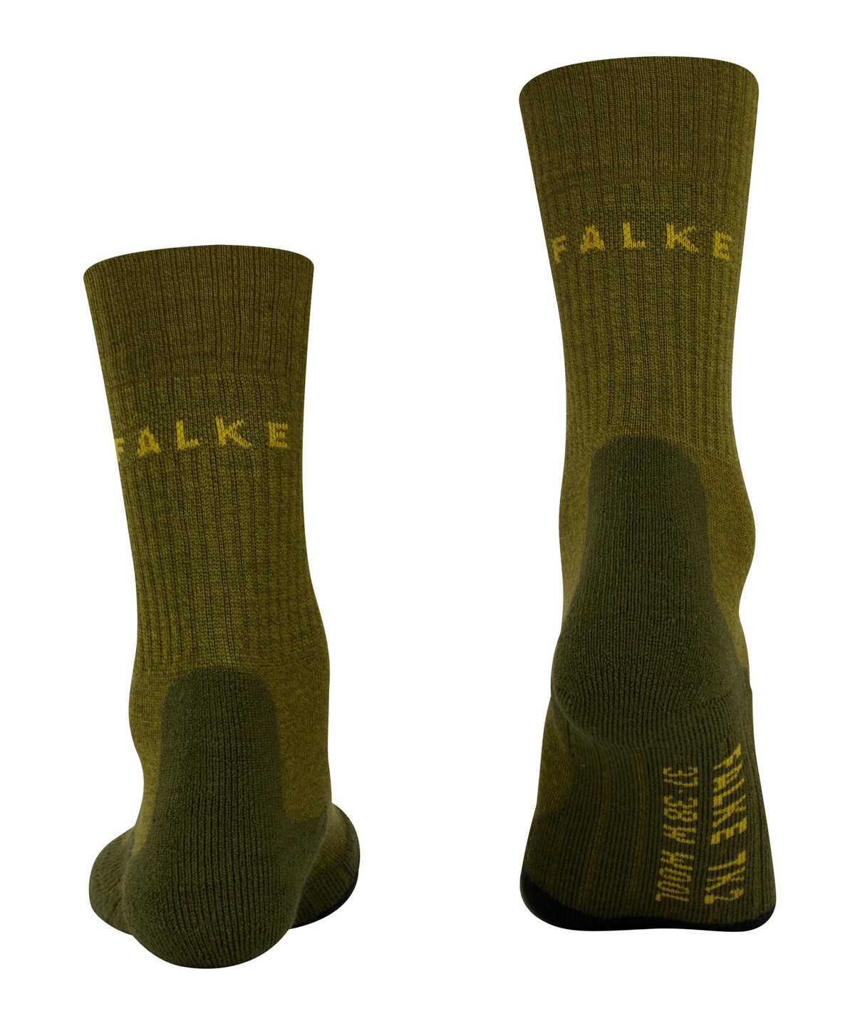 Falke TK2 Explore Wool Trekking Socks Sokken Heren Groen | FNW-978105