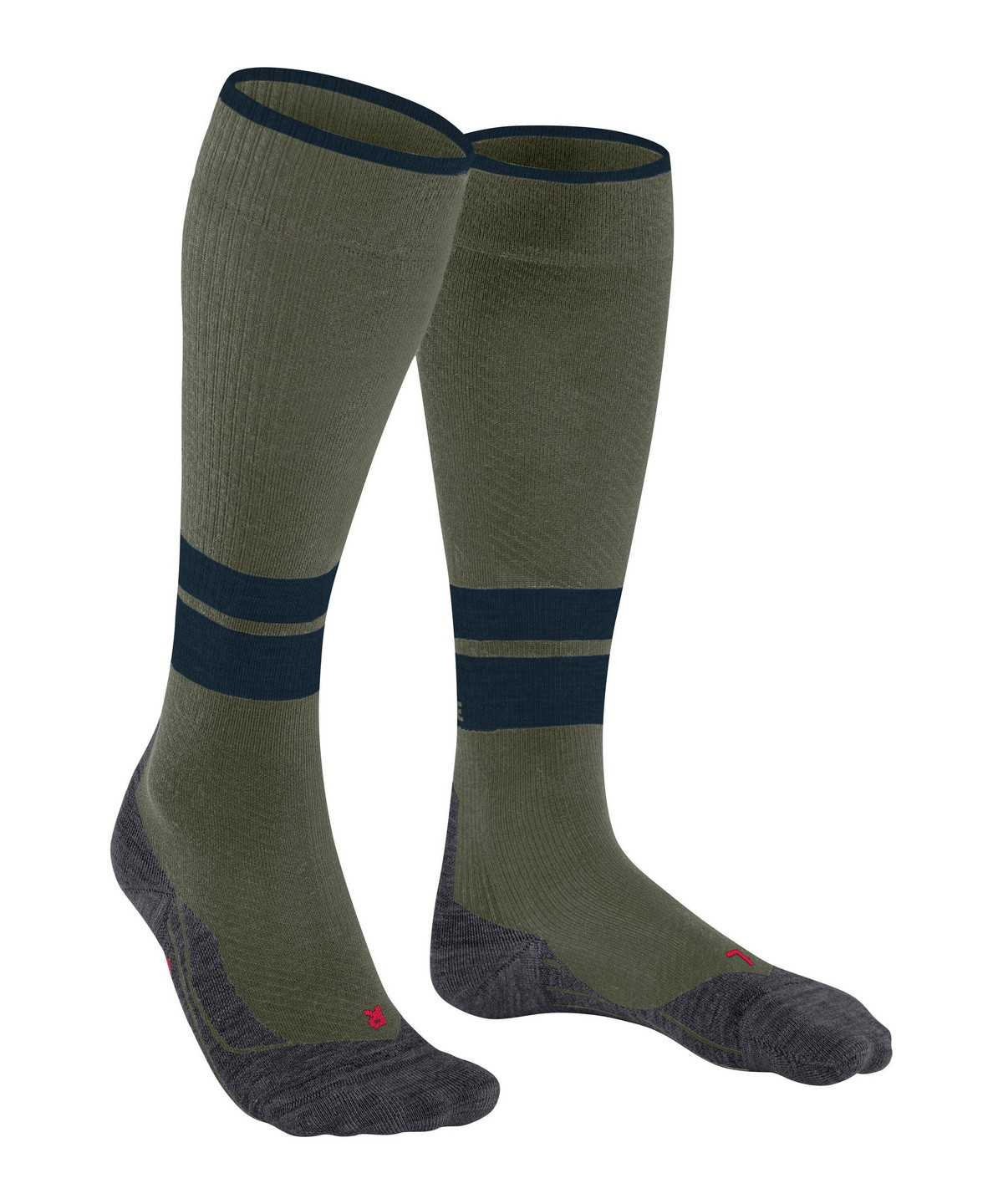 Falke TK Compression Energy Trekking Knee-high Socks Sokken Heren Groen | GTX-137260