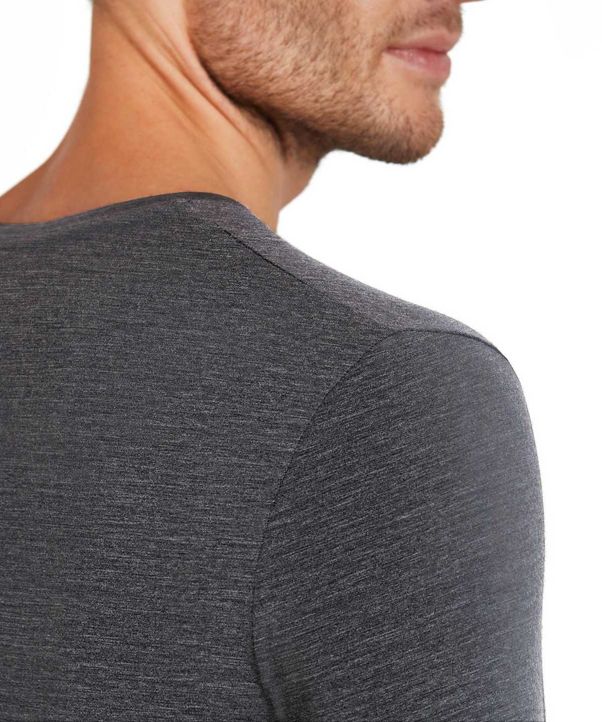 Falke T-Shirt Round-neck Daily ClimaWool Overhemd Met Korte Mouwen Heren Grijs | EQF-487361