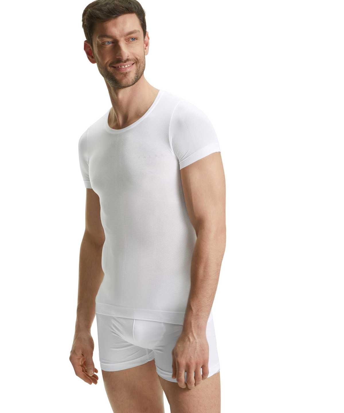 Falke T-Shirt Ultralight Cool Functional Underwear Heren Wit | PVS-950637