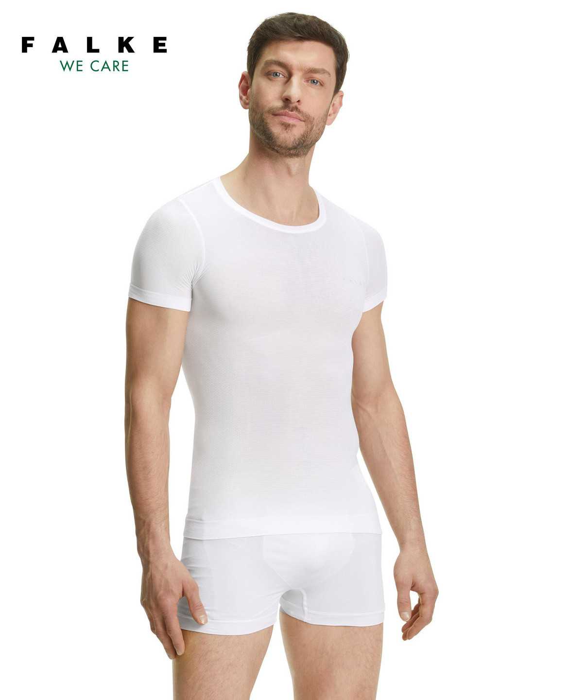 Falke T-Shirt Ultralight Cool Functional Underwear Heren Wit | PVS-950637