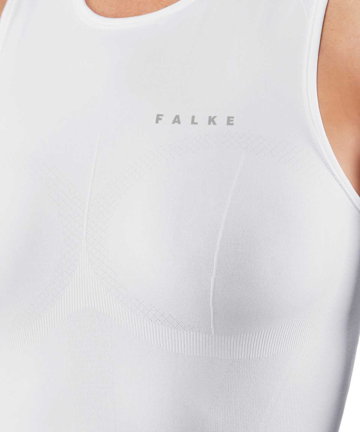 Falke Tanktop Warm Overhemd Met Korte Mouwen Dames Wit | UBT-165943