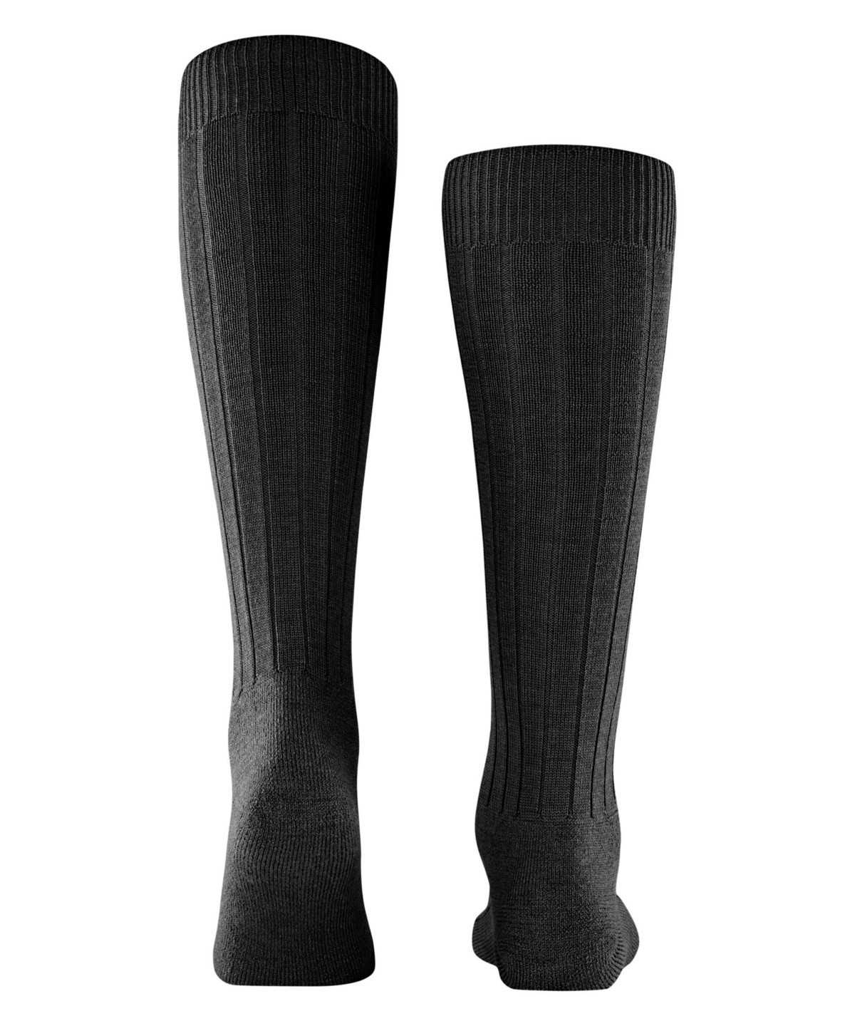 Falke Teppich im Schuh Knee-high Socks Sokken Heren Zwart | ISL-527318