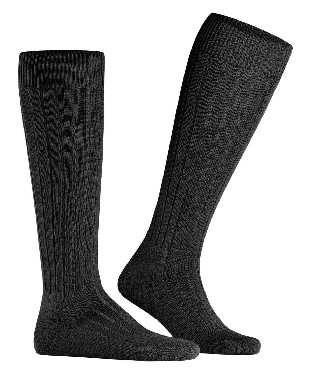 Falke Teppich im Schuh Knee-high Socks Sokken Heren Zwart | ISL-527318