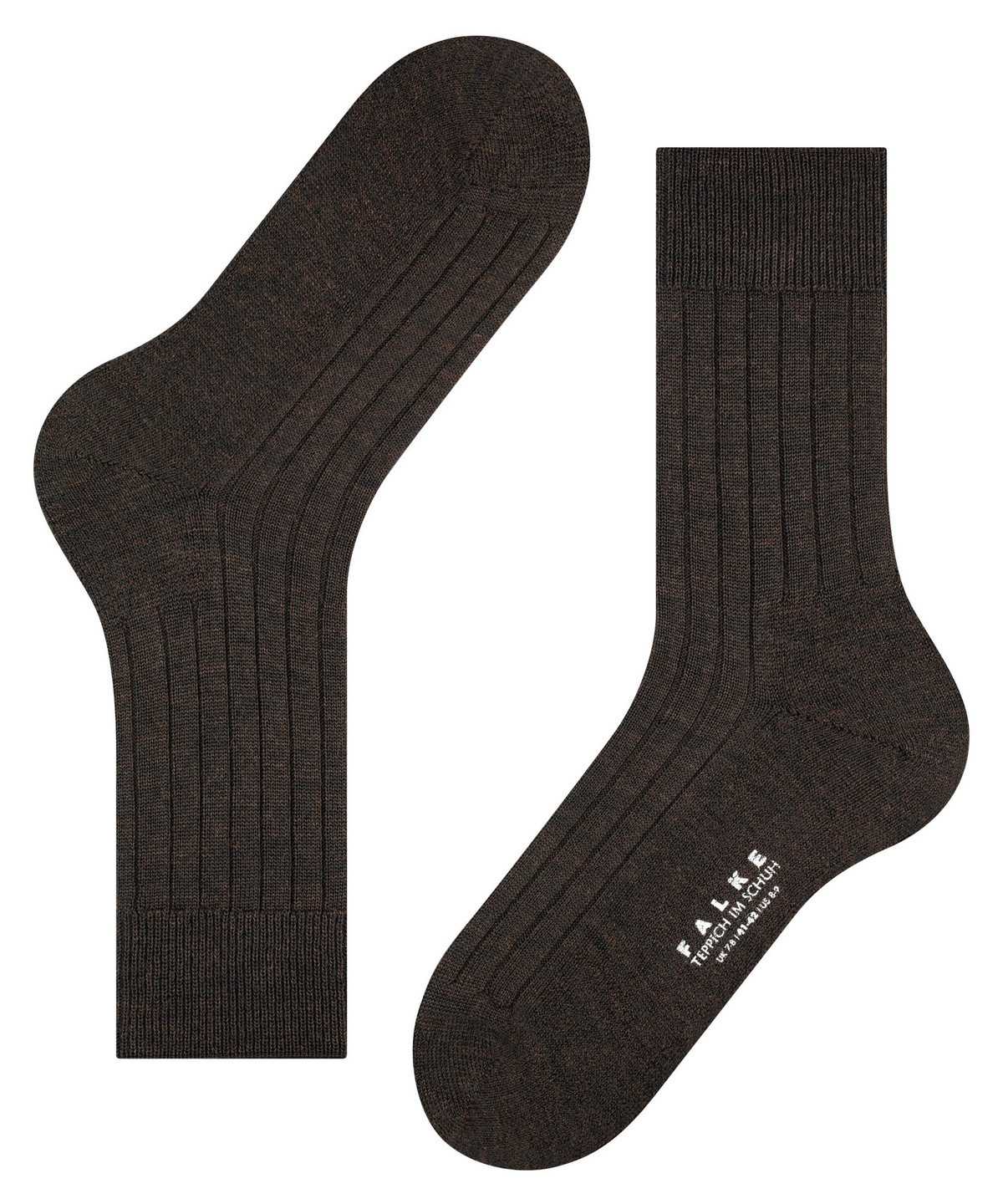 Falke Teppich im Schuh Socks Sokken Heren Bruin | AME-346715