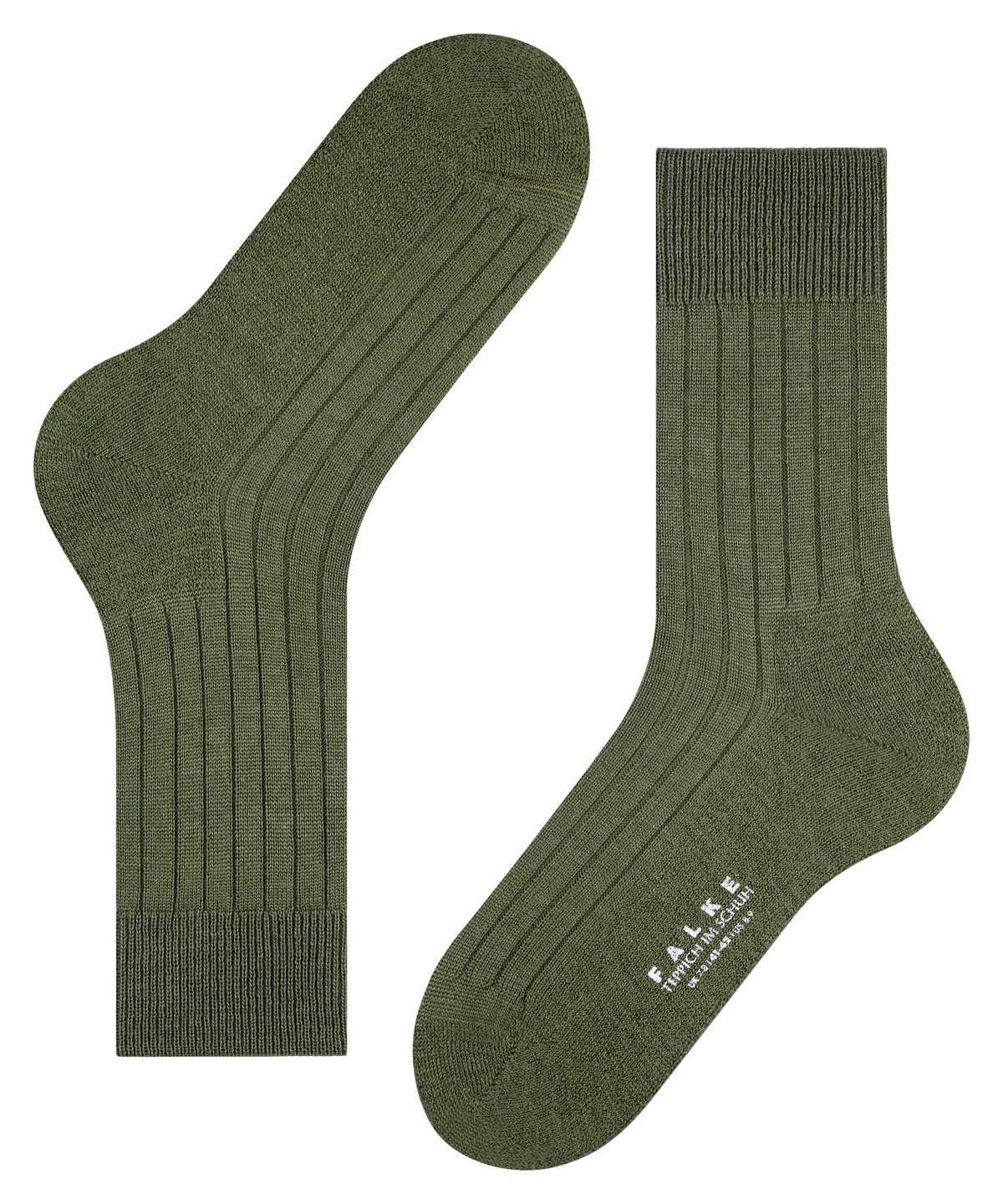 Falke Teppich im Schuh Socks Sokken Heren Groen | YDV-841690