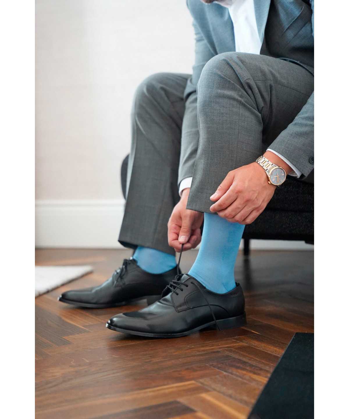 Falke Tiago Socks Sokken Heren Blauw | KUJ-832567