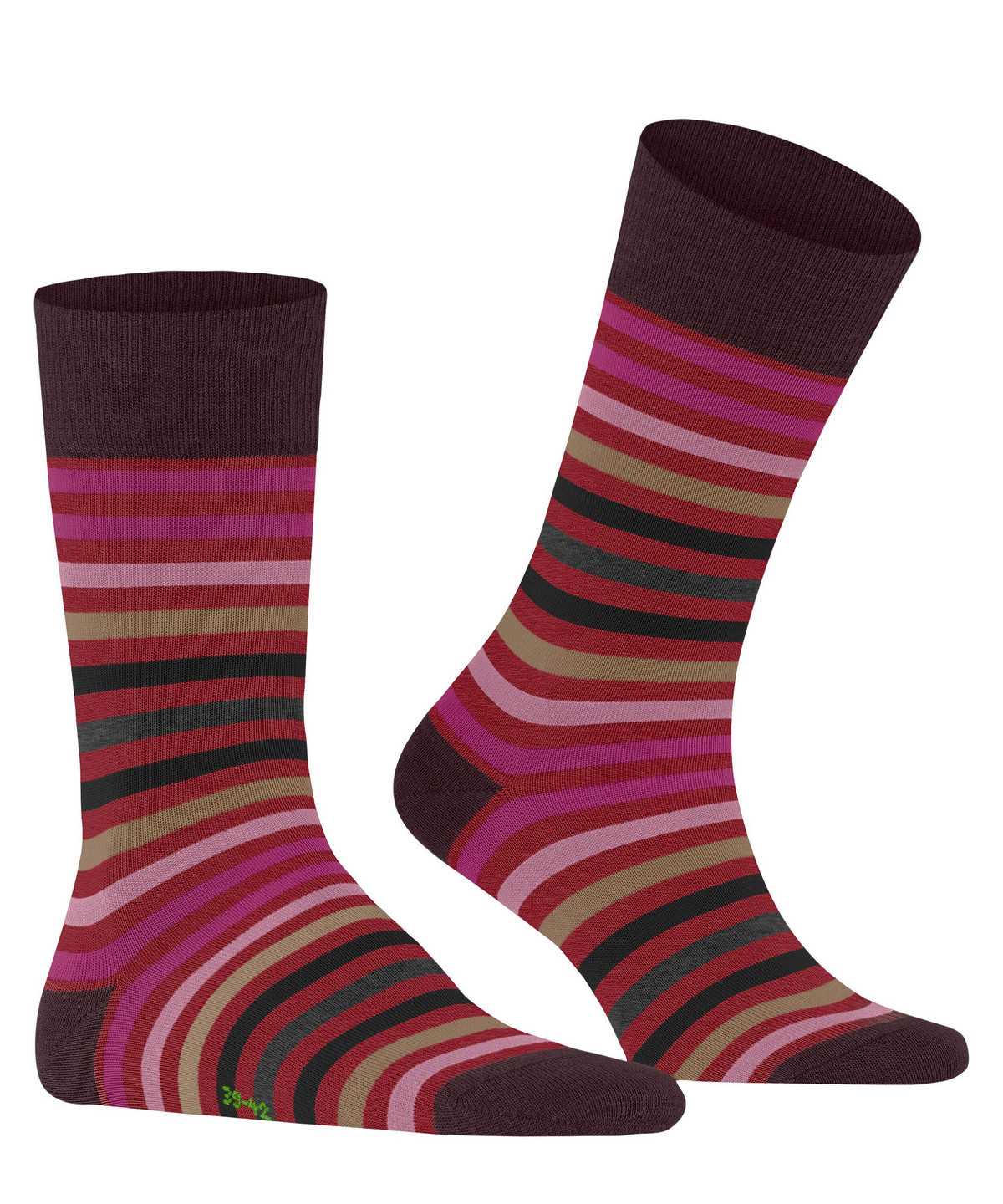 Falke Tinted Stripe Socks Sokken Heren Rood | VUT-403965