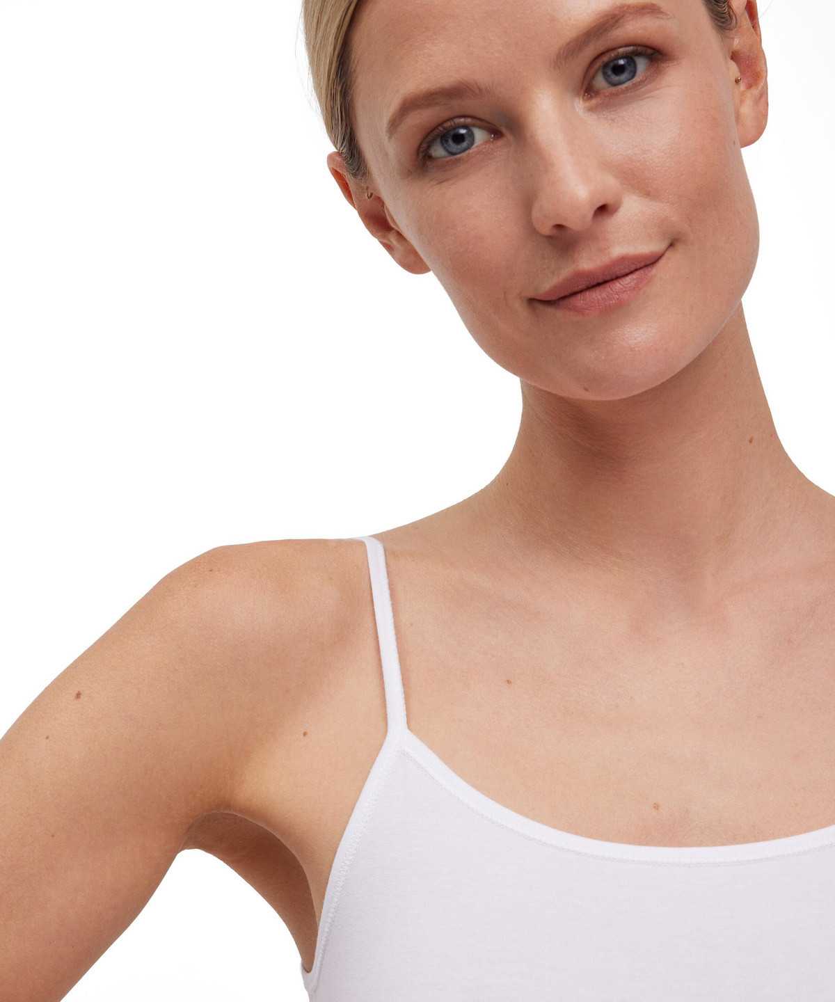 Falke Top Round-neck Daily Climate Control Bras & Tops Dames Wit | CKM-705813