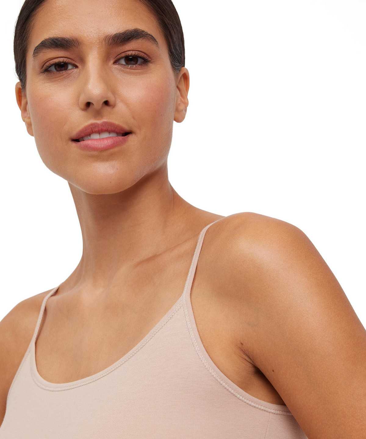 Falke Top Round-neck Daily Climate Control Bras & Tops Dames Bruin | DUB-963512