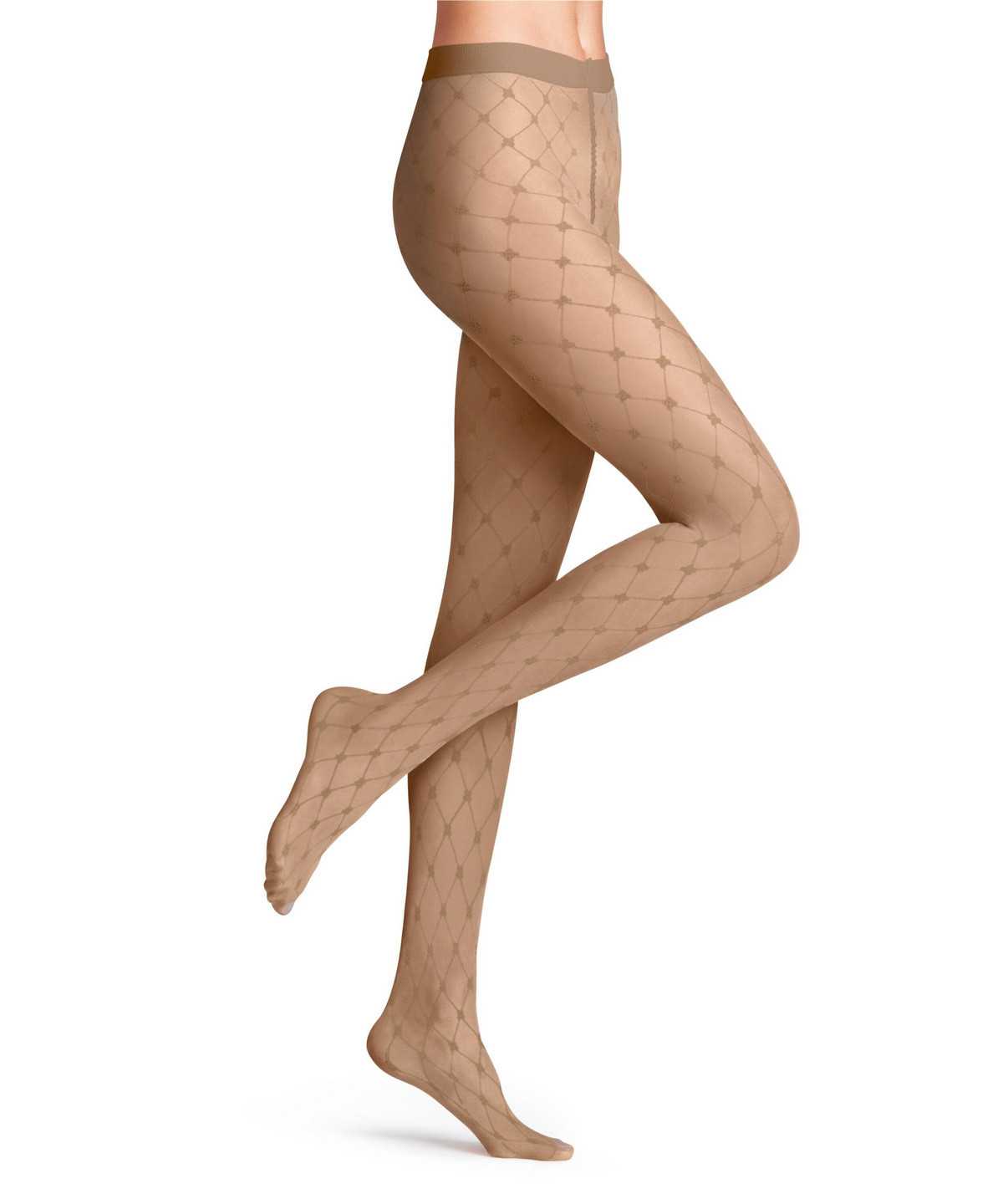 Falke Twisted Story 20 DEN Tights Tights Dames Beige | AWM-731860