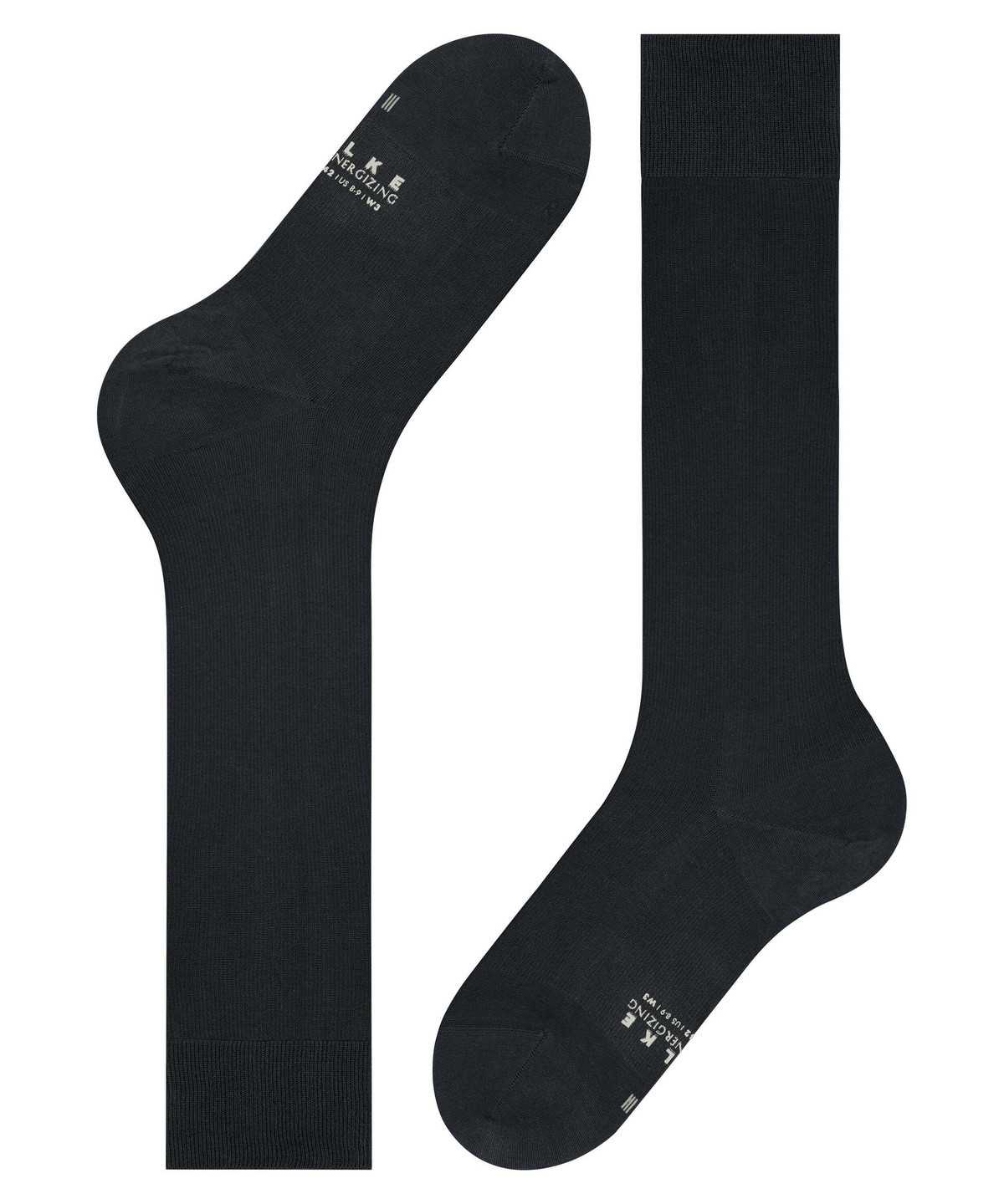 Falke Ultra Energizing Knee-high Socks Sokken Heren Zwart | EXD-069512