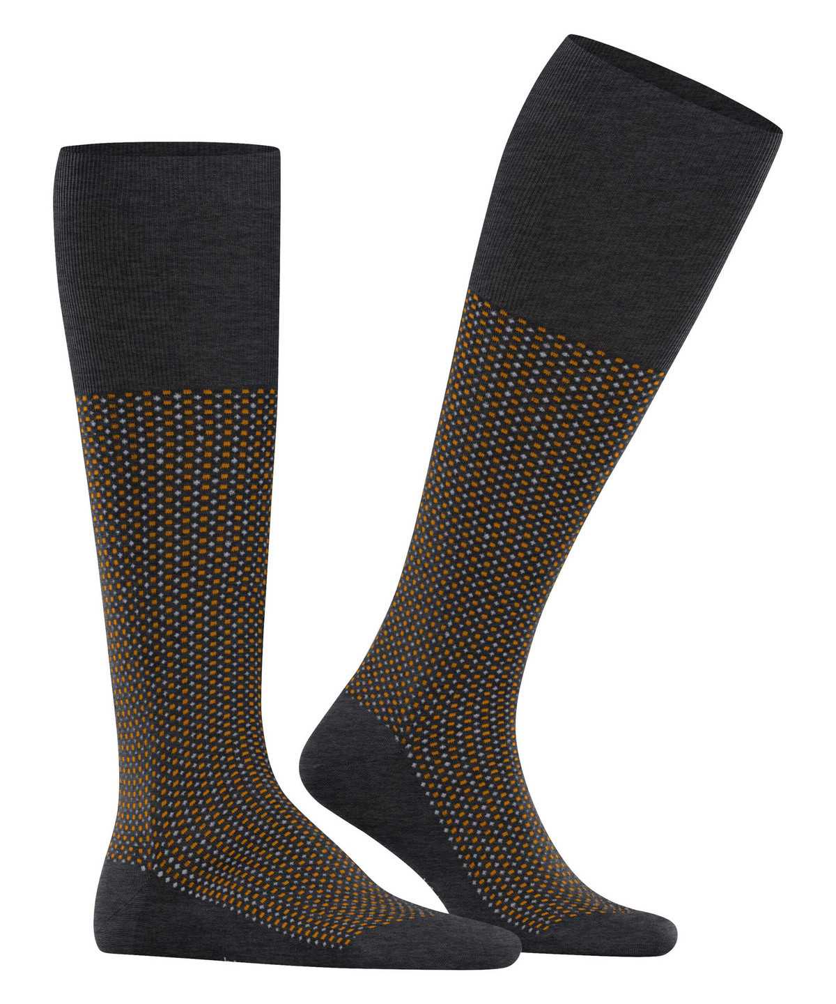 Falke Uptown Tie Knee-high Socks Sokken Heren Grijs | PHQ-943718