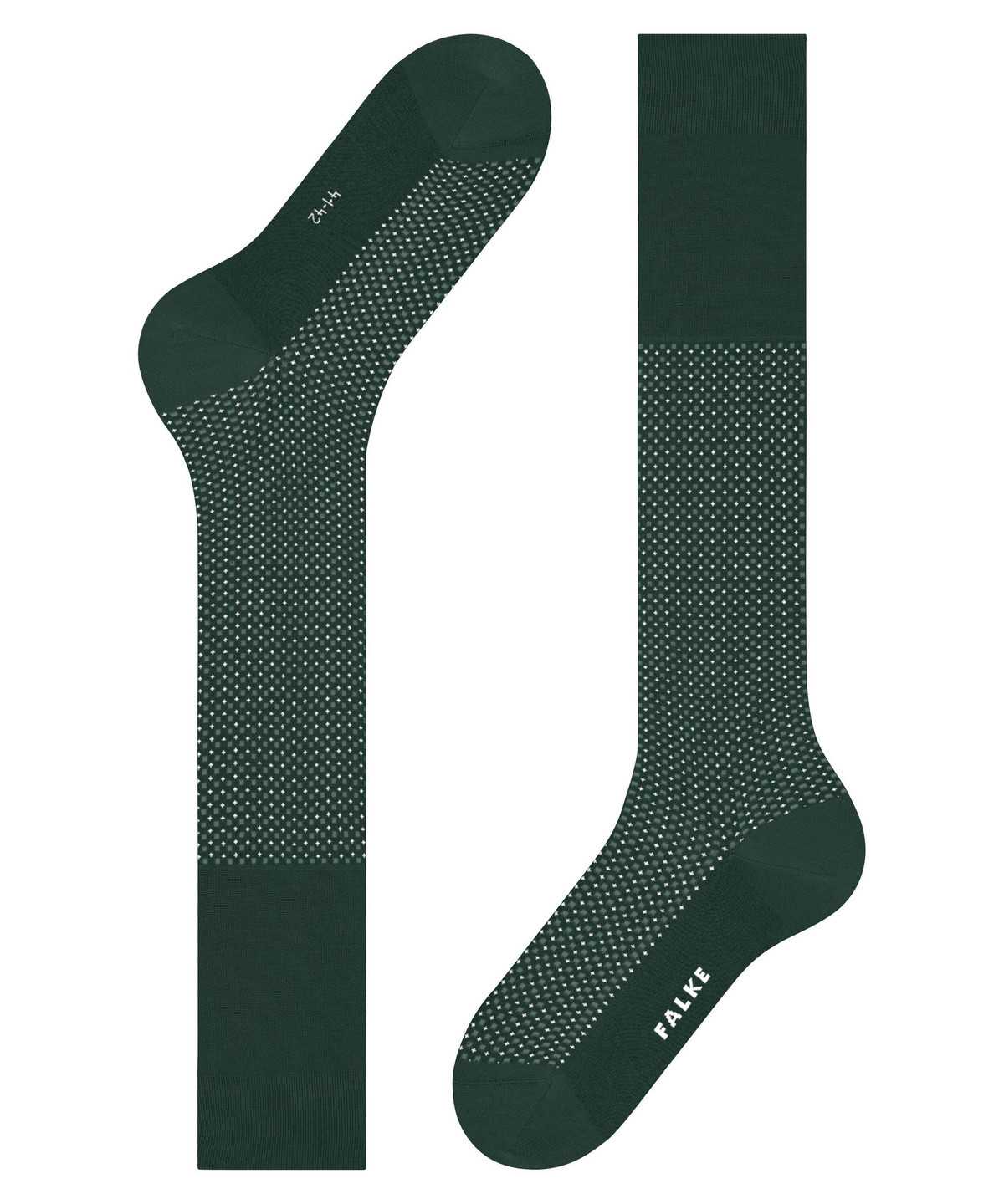 Falke Uptown Tie Knee-high Socks Sokken Heren Groen | HXW-854972