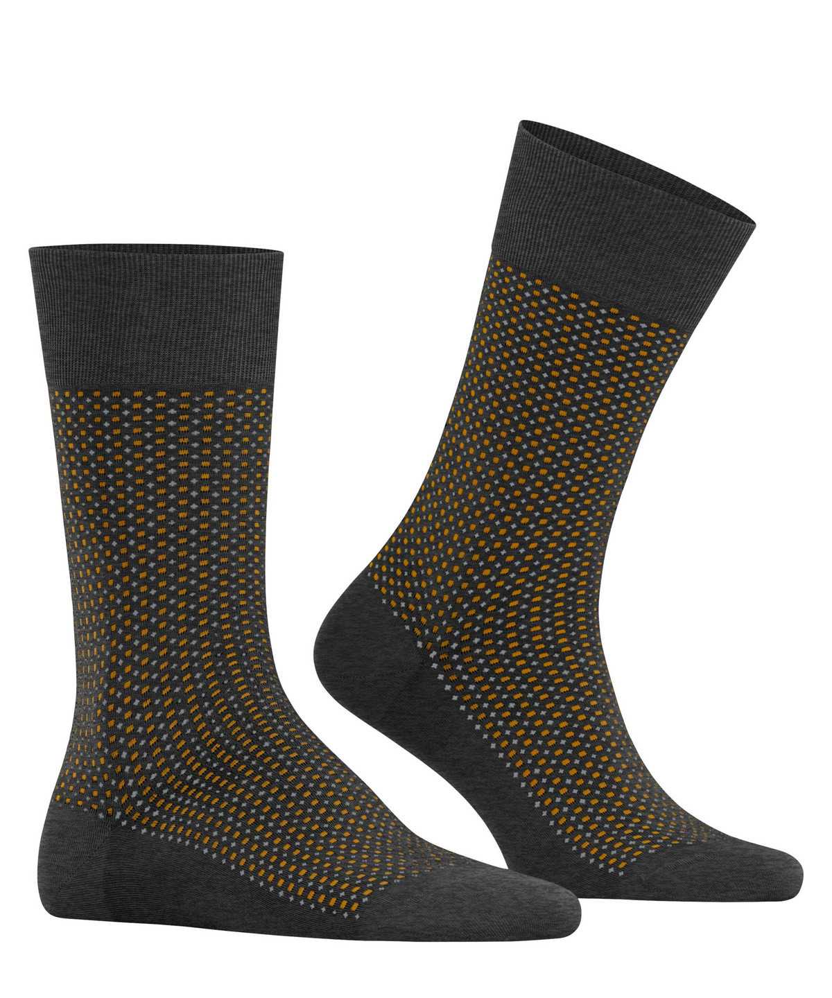 Falke Uptown Tie Socks Sokken Heren Grijs | AIN-687201