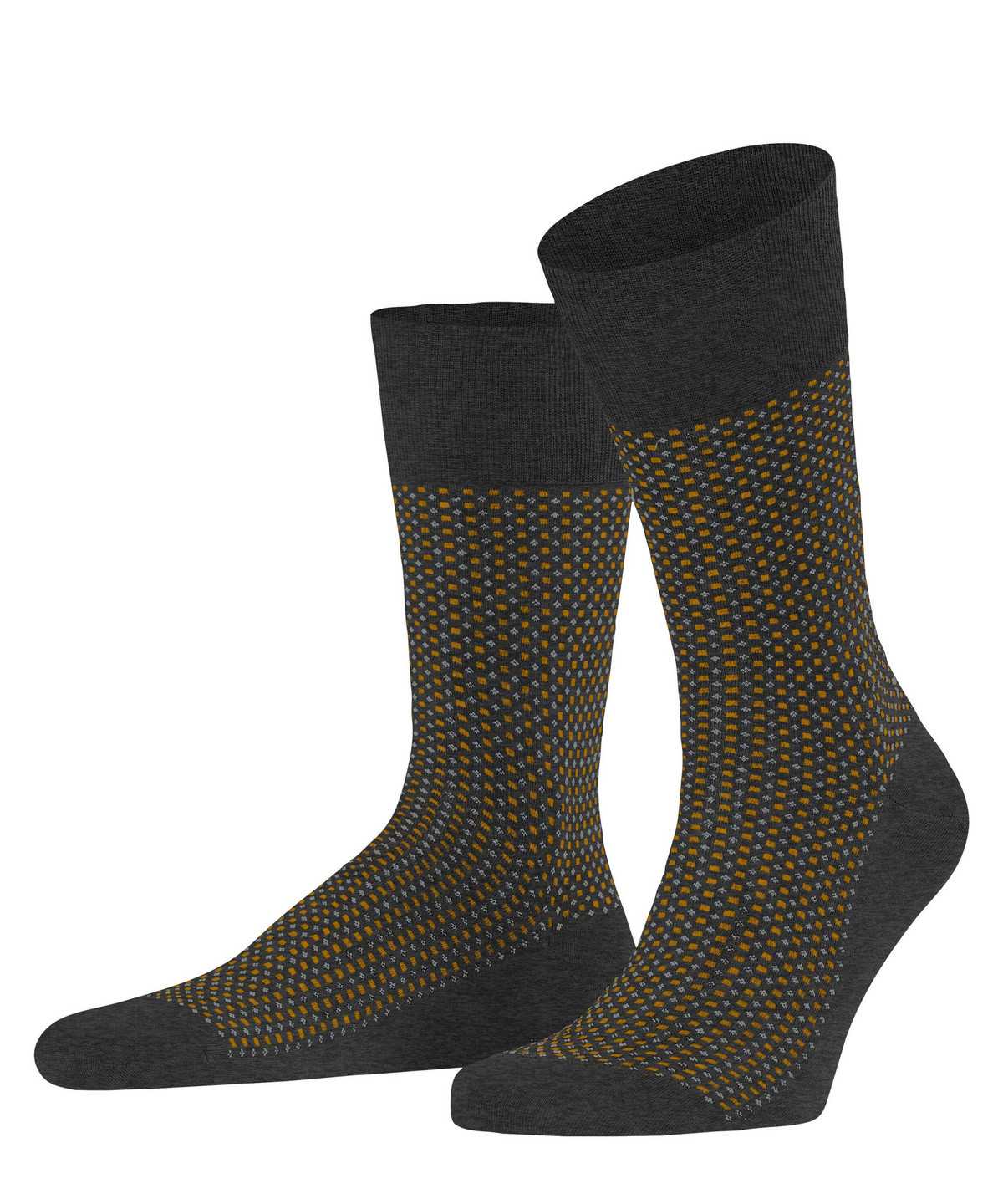 Falke Uptown Tie Socks Sokken Heren Grijs | AIN-687201