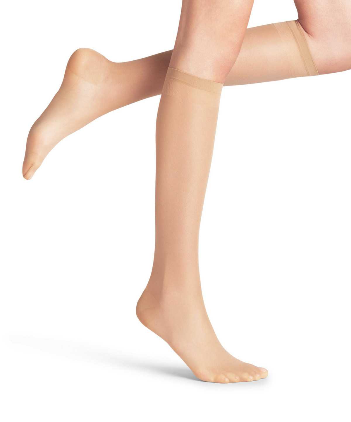 Falke Vitalize 20 DEN Knee-high Socks Sokken Dames Beige | LHW-756439