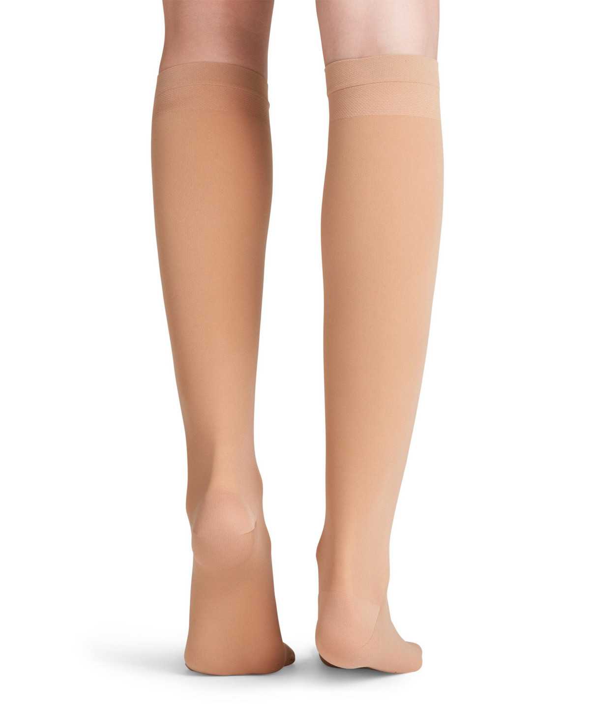 Falke Vitalize 40 DEN Knee-high Socks Sokken Dames Beige | CYS-541378